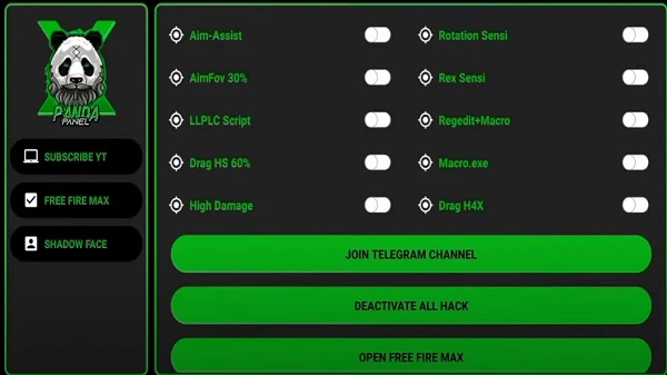 Panda X Panel FF APK